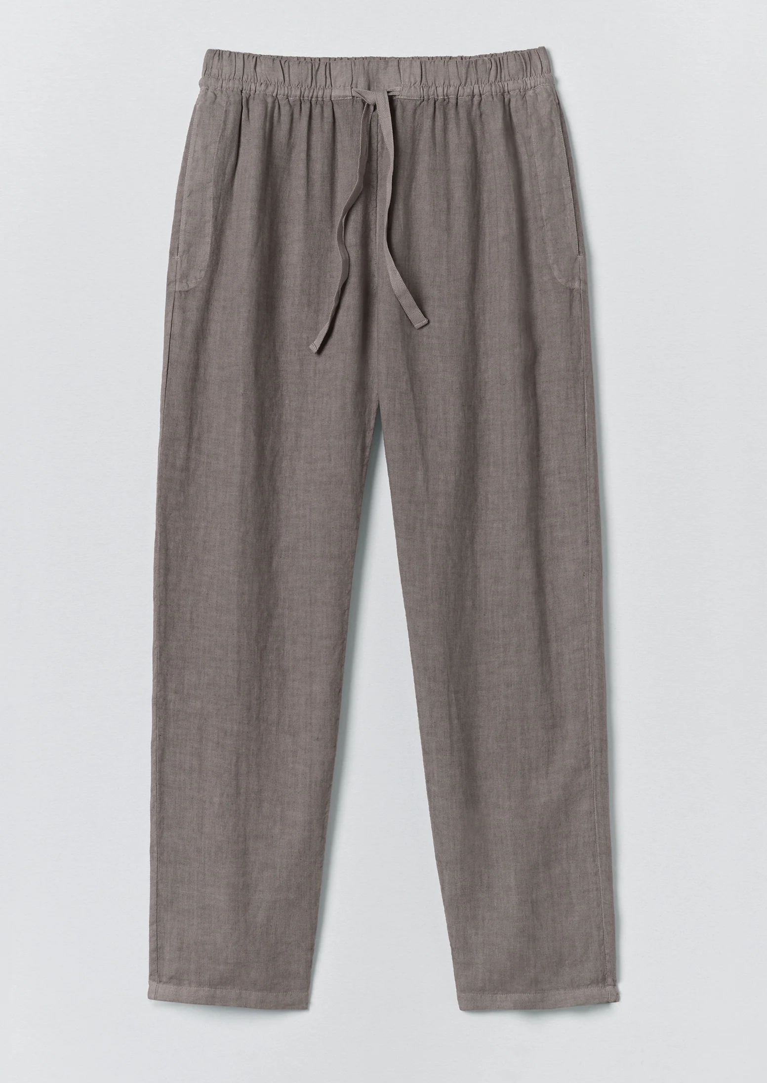 Alfie Garment Dyed Linen Trousers | Iron