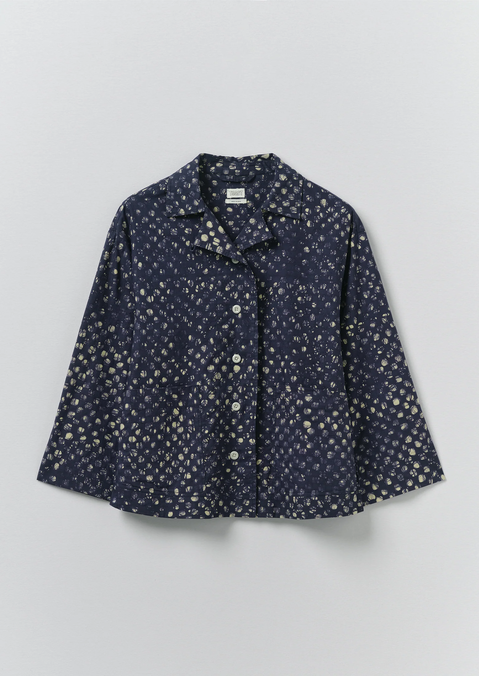 Batik Cook Check Top | Provencal Blue