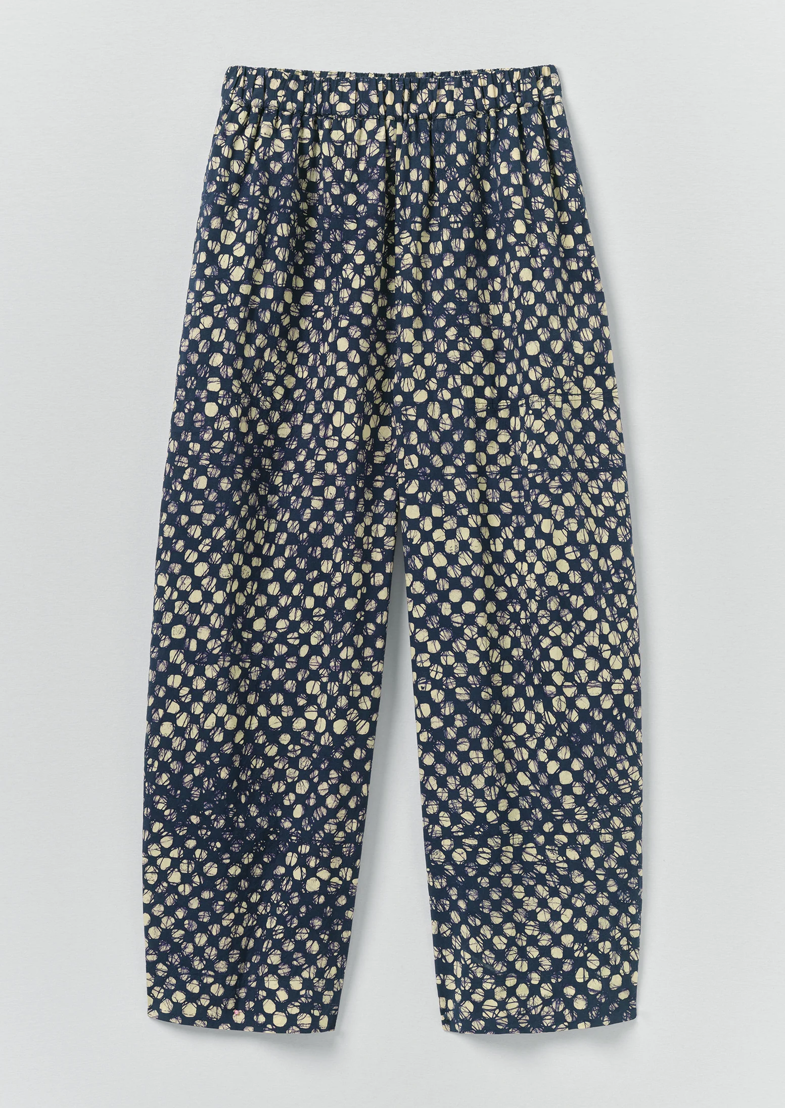 Batik Cook Check Trousers | Provencal Blue
