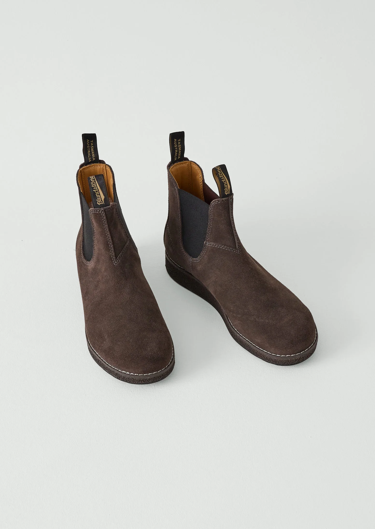 Blundstone Cork Suede Chelsea Boots | Grey