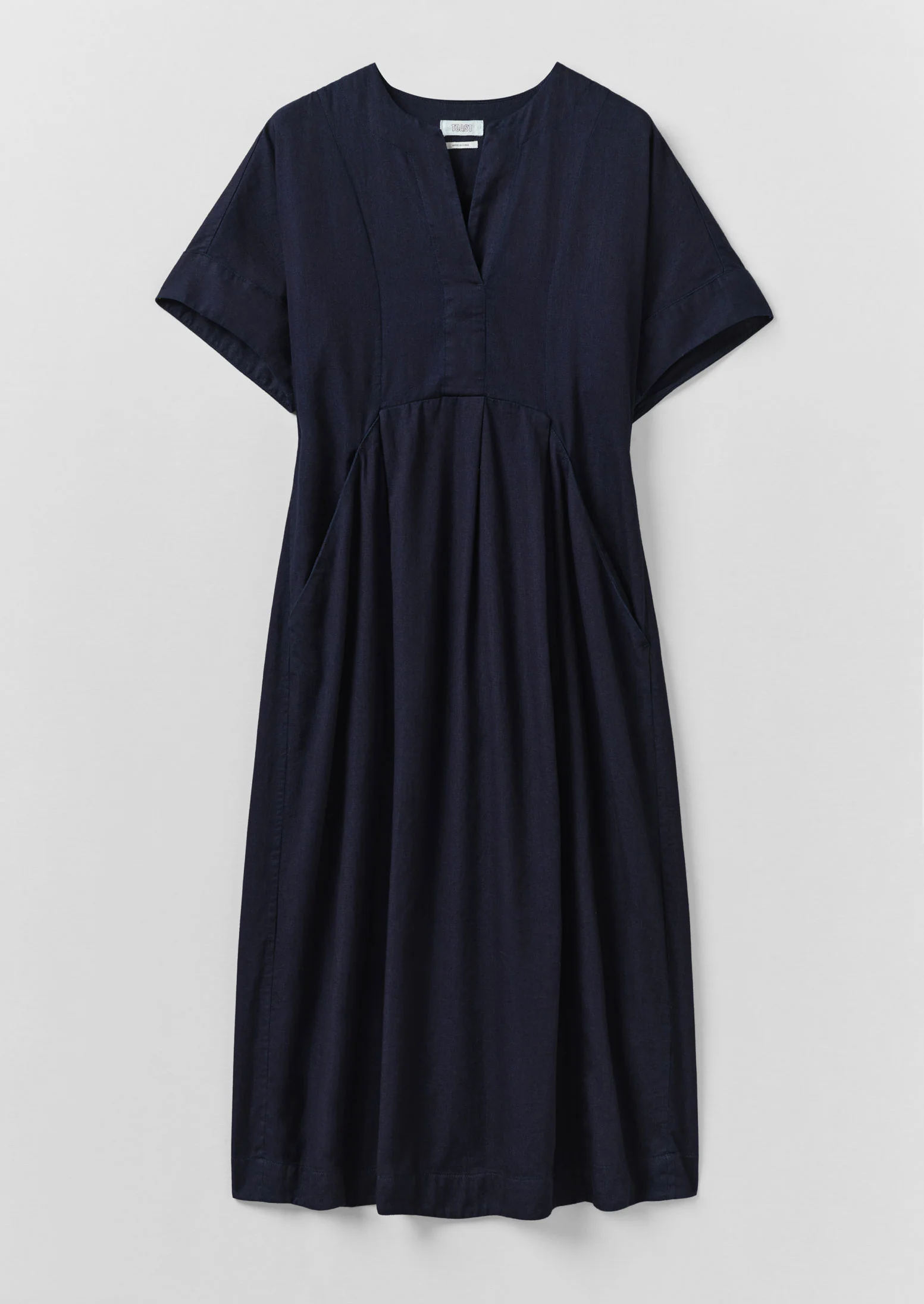 Bryn Twill Dress | Indigo