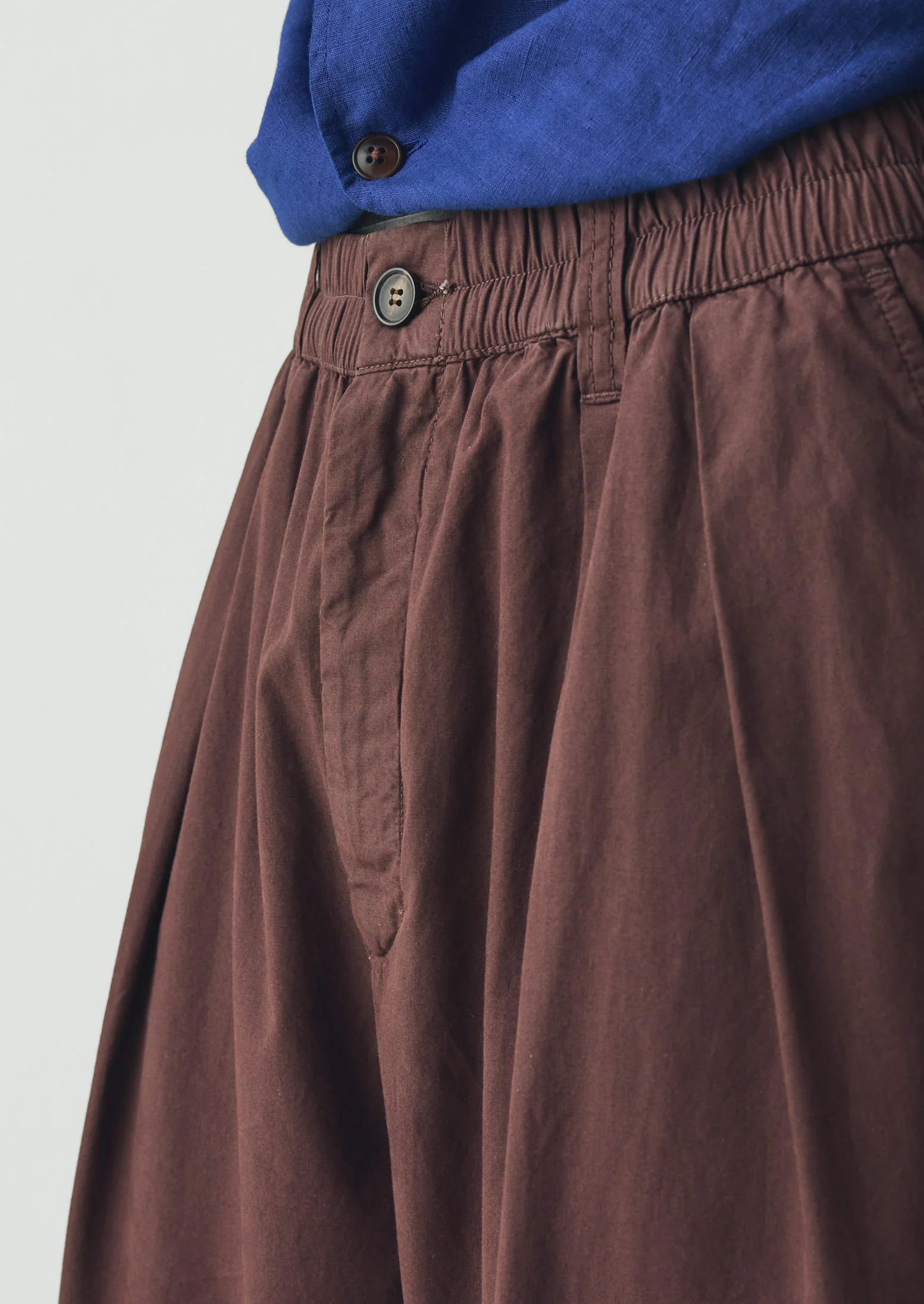 Casper Cotton Poplin Trousers | Fig - Image 4