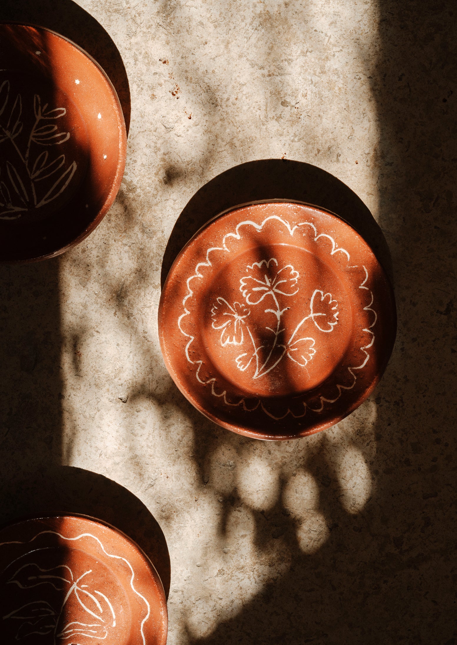 Celia Wood Rosemary Trinket Dish | Terracotta/Rosemary - Image 3