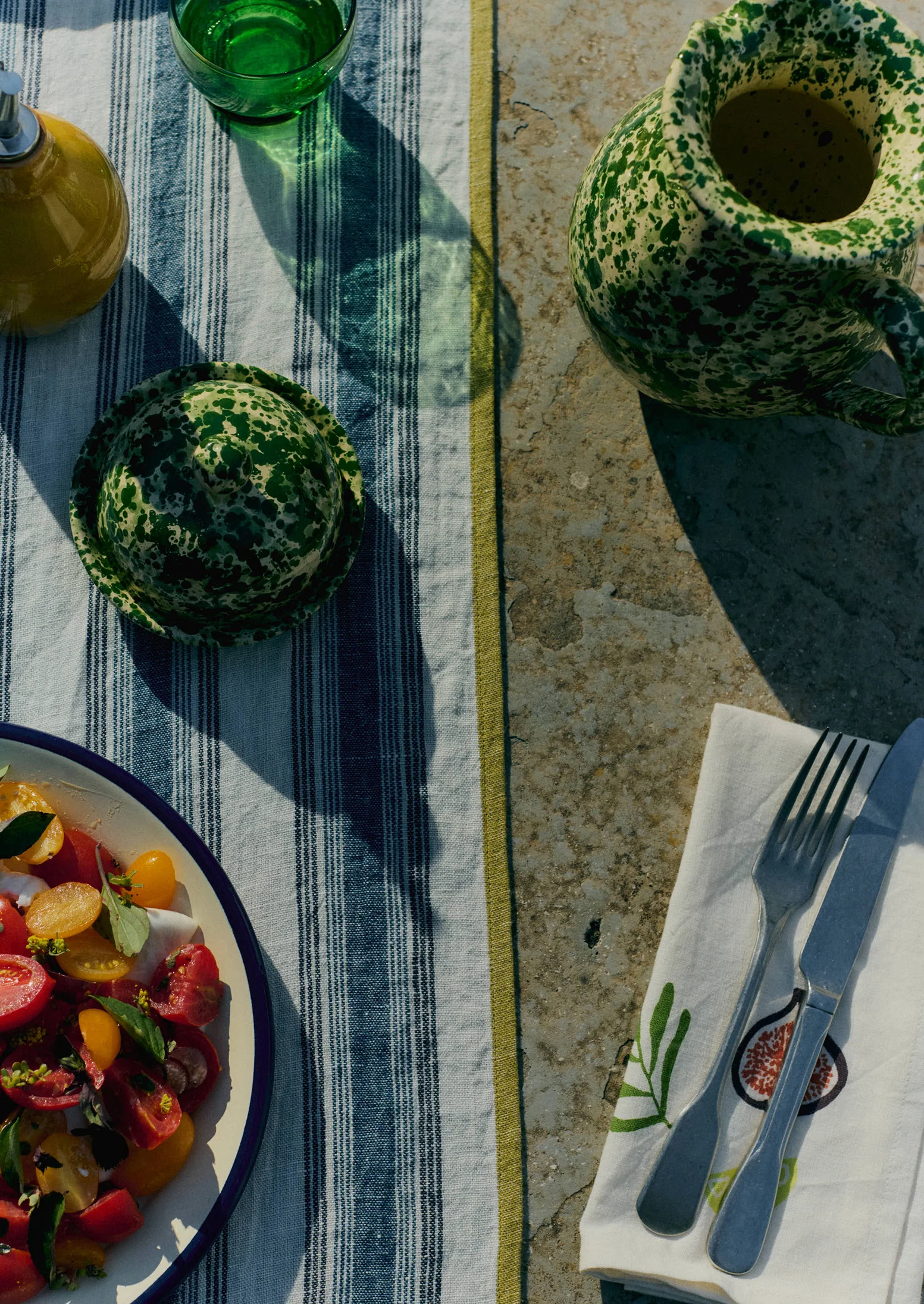 Cotton Linen Napkin | Fig - Image 4