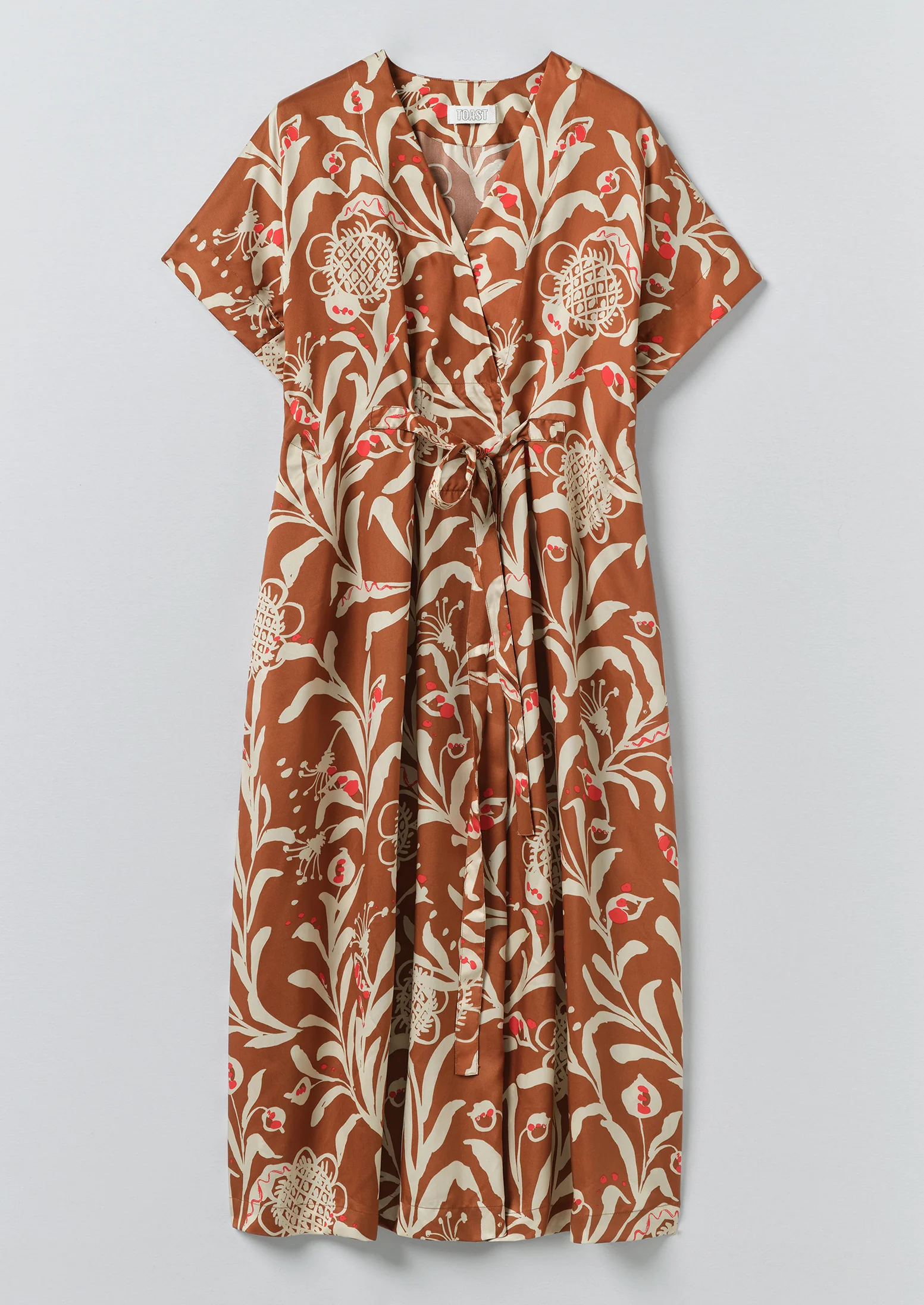 Crockery Print Dress | Cinnamon