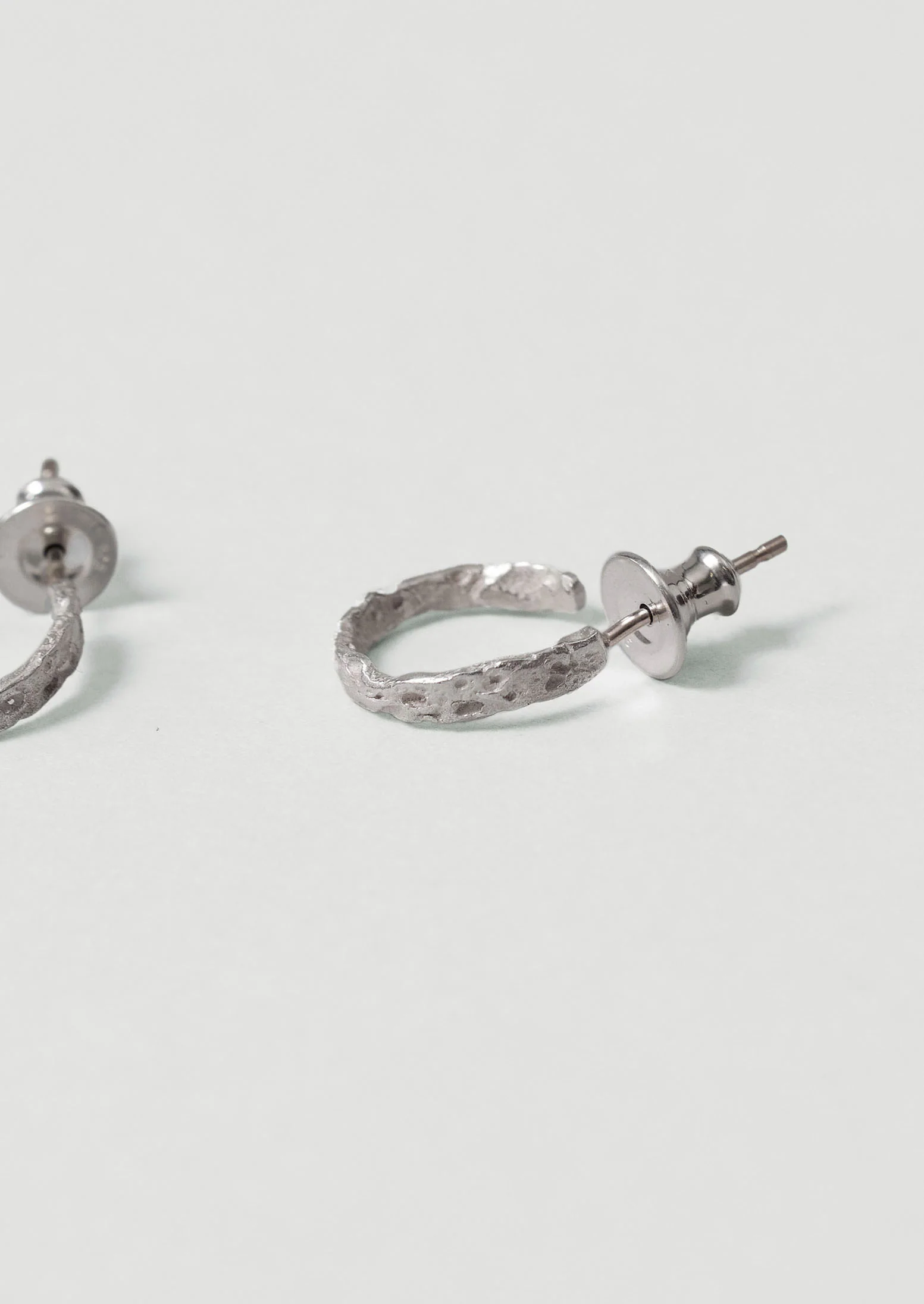 Emily Nixon Urchin Hoop Earrings | Silver - Image 2
