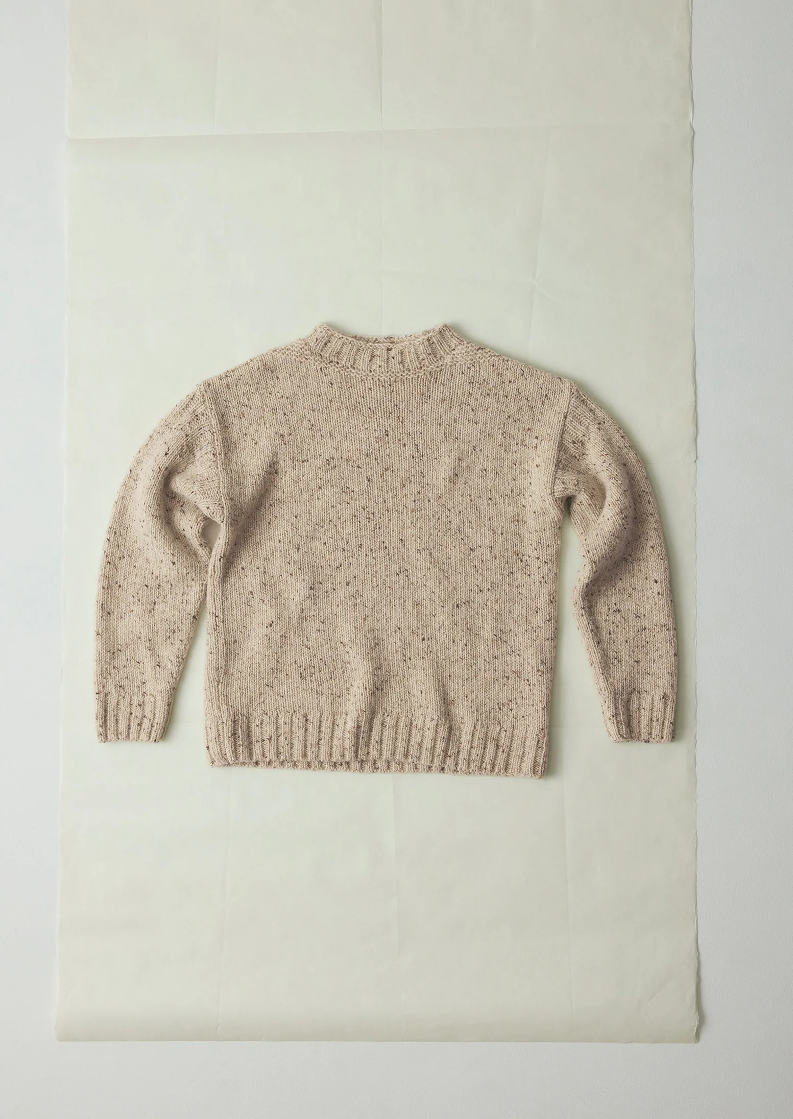 Finn Donegal Wool Sweater | Oatmeal