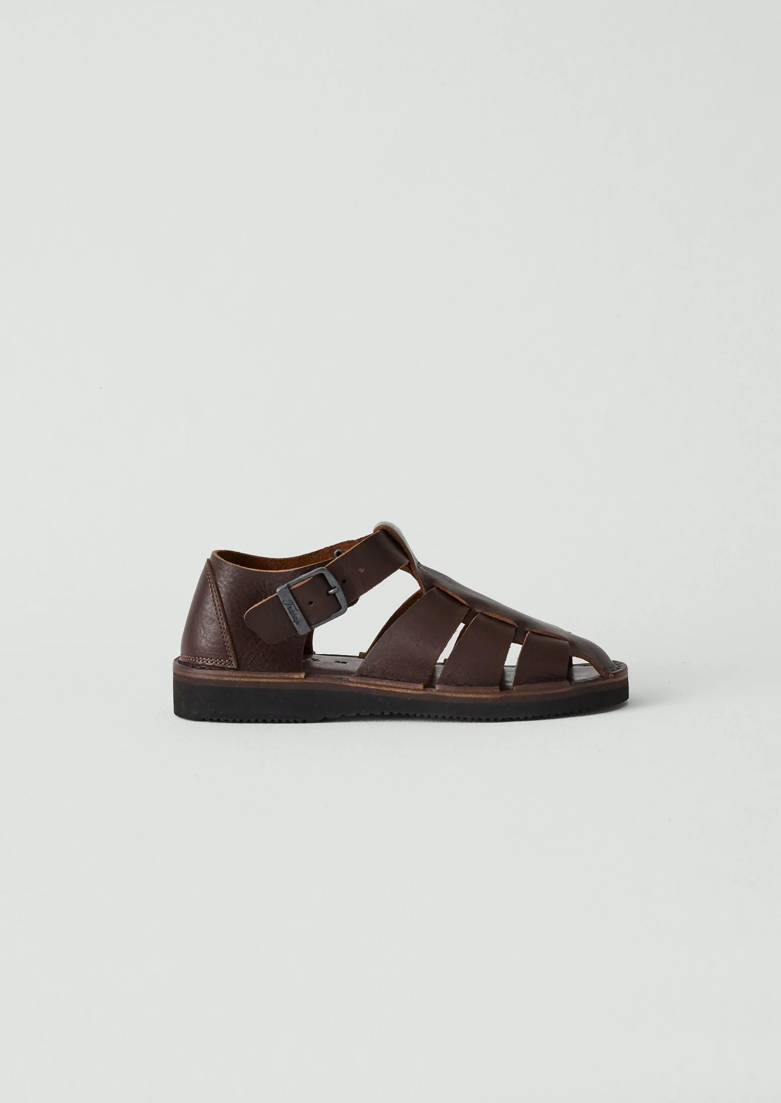 Fracap Fred Sandals | Dark Brown - Image 2