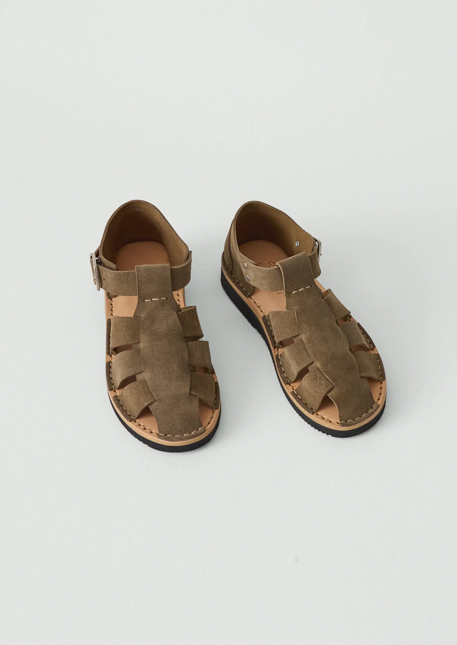 Fracap Fred Sandals | Oyster Grey