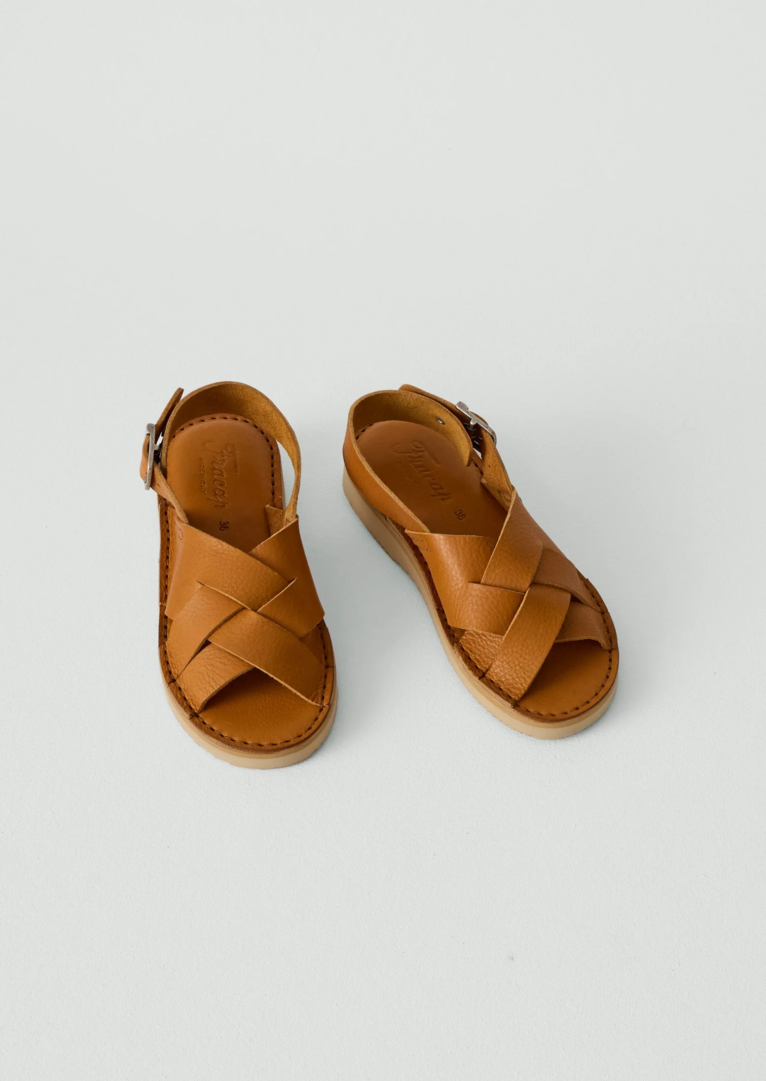 Fracap Yves Leather Sandals | Miele