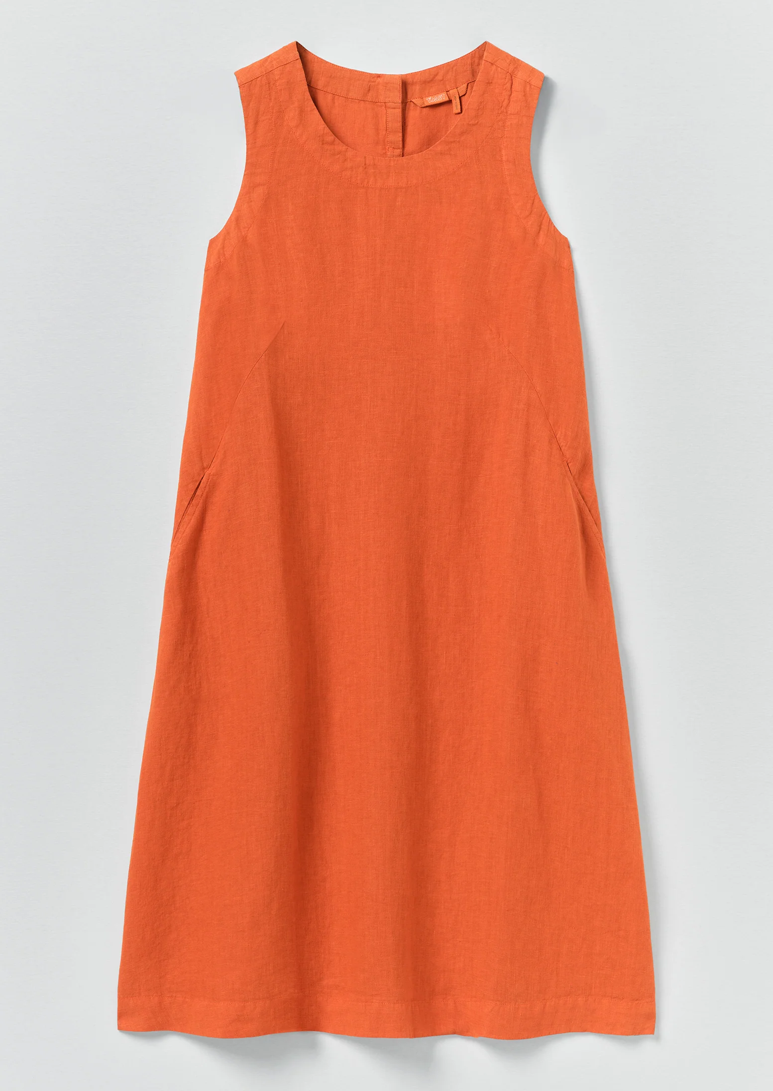 Garment Dyed Linen Shift Dress | Red Chilli