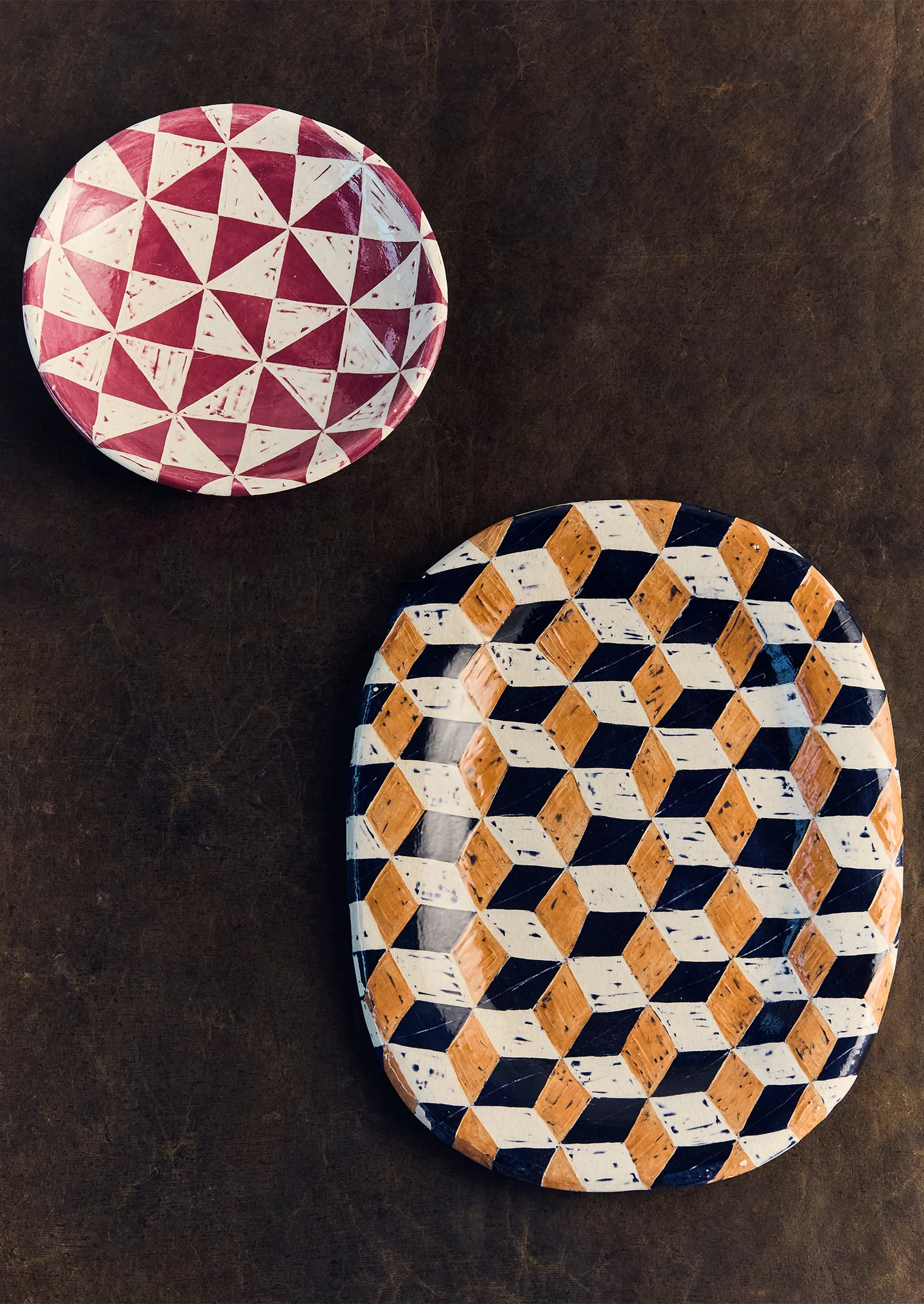 Hannah Watts Diamond Platter | Grape Multi - Image 4