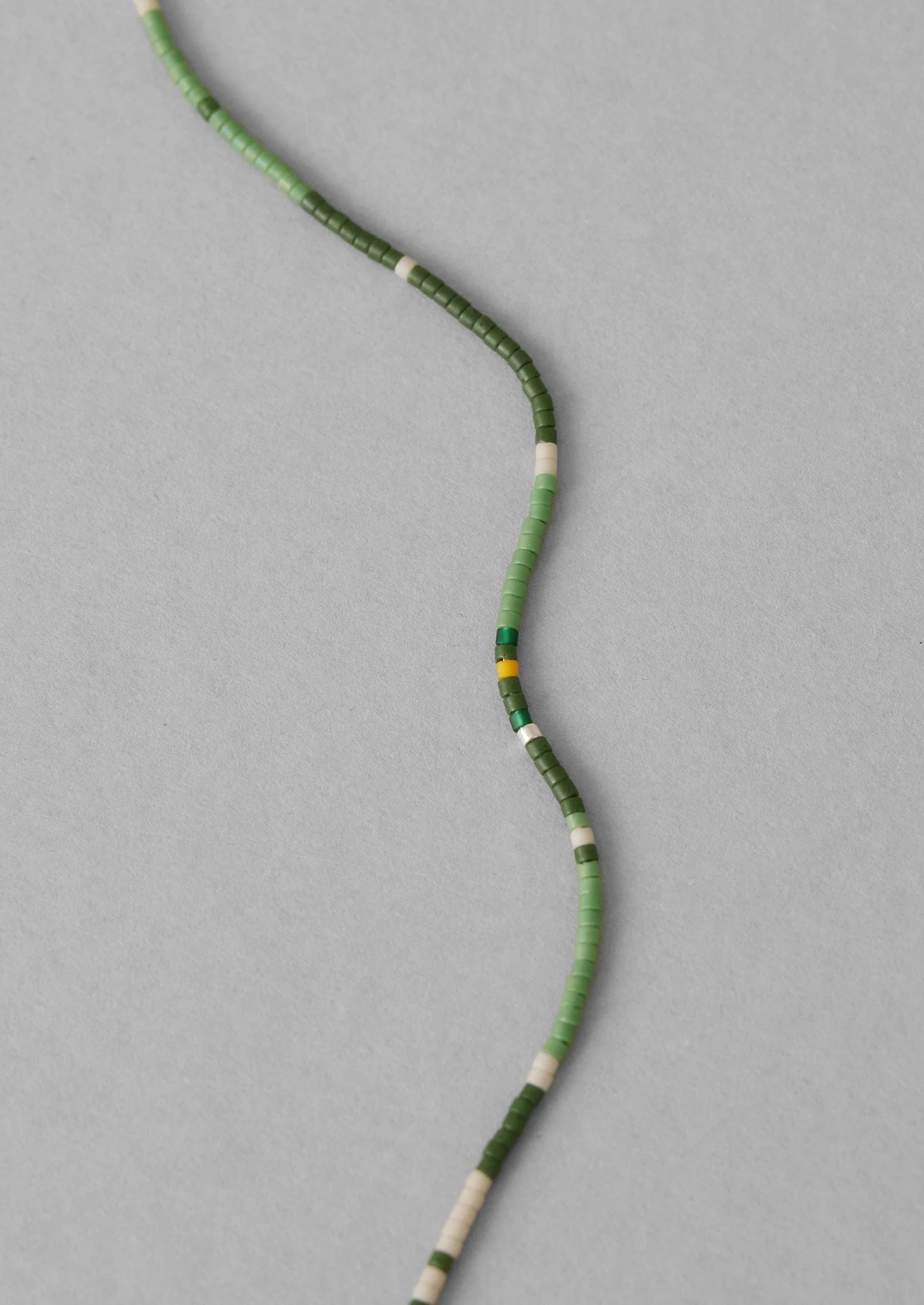 Helena Rohner Miyuki Mixed Bead Necklace | Fern Green Multi - Image 2