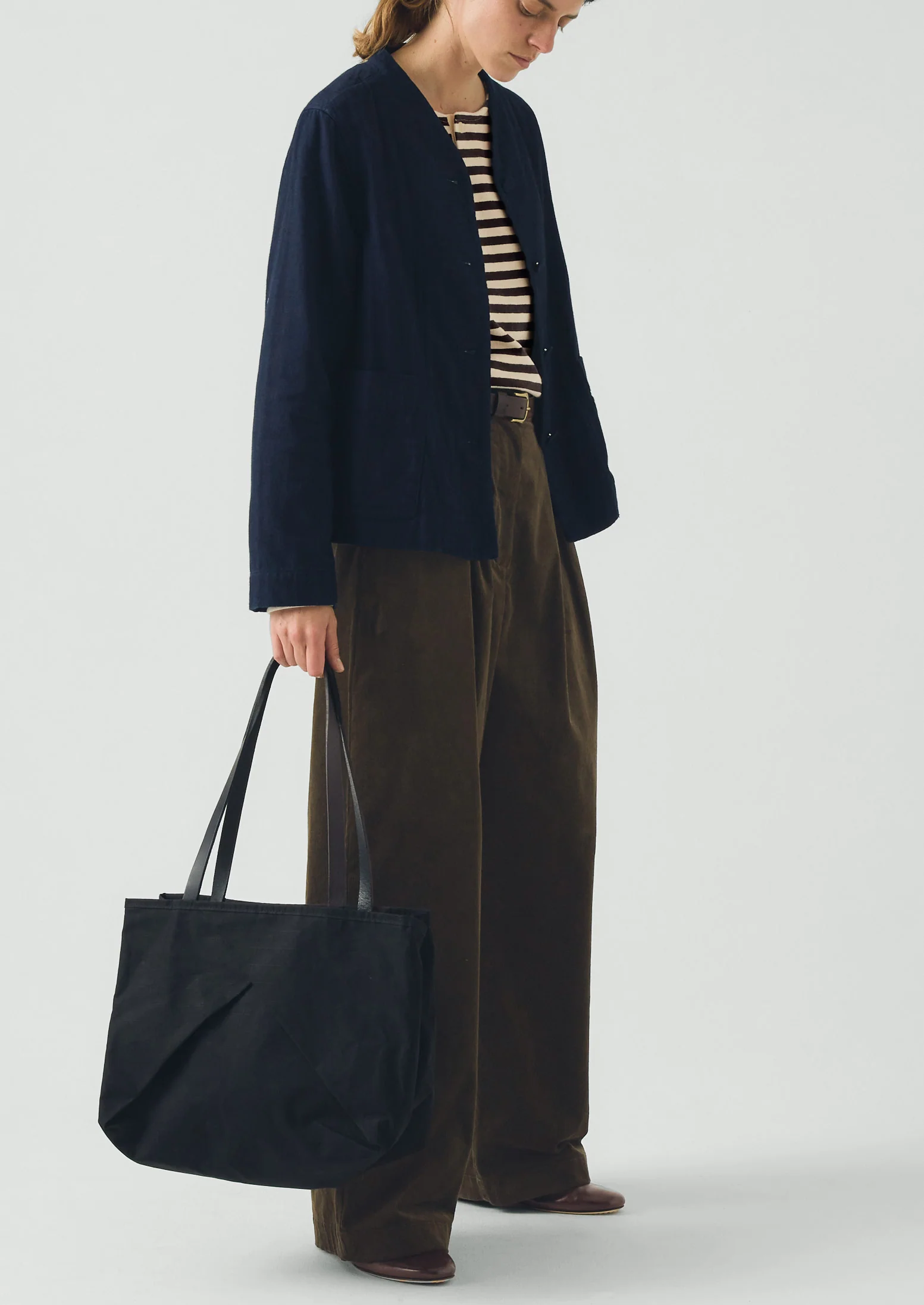 Kate Sheridan Cotton Origami Tote | Black - Image 3