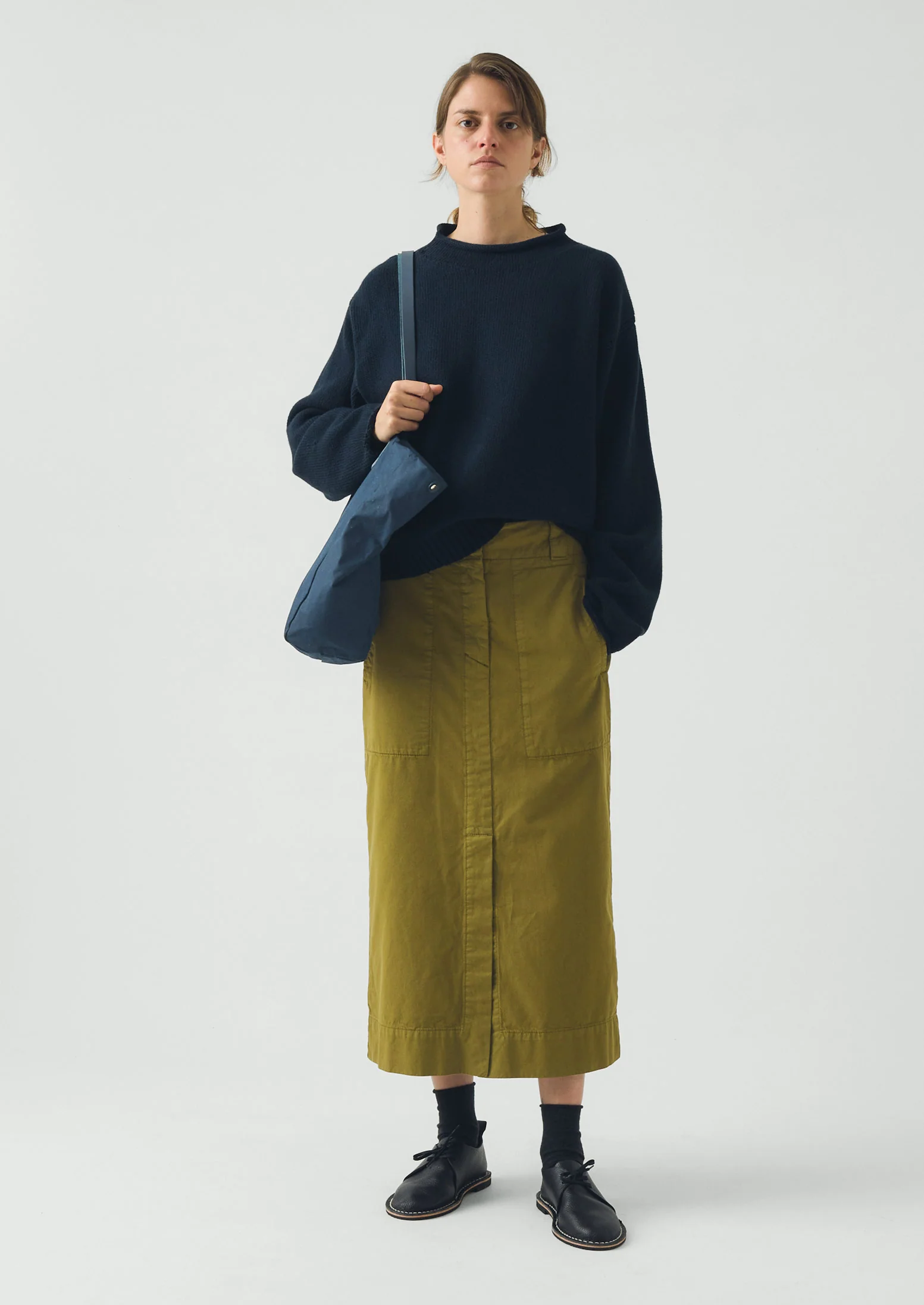 Kate Sheridan Waxed Canvas Tote | Midnight - Image 5