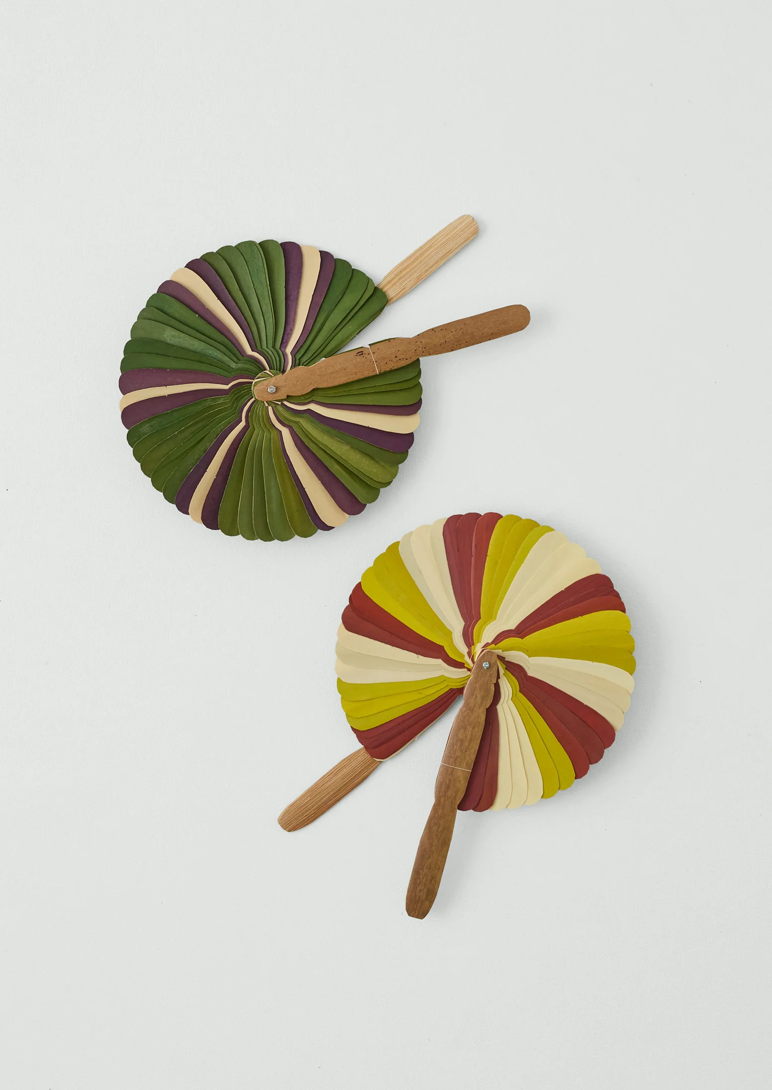 Khmer Fan | Carmine Red/Yellow - Image 2