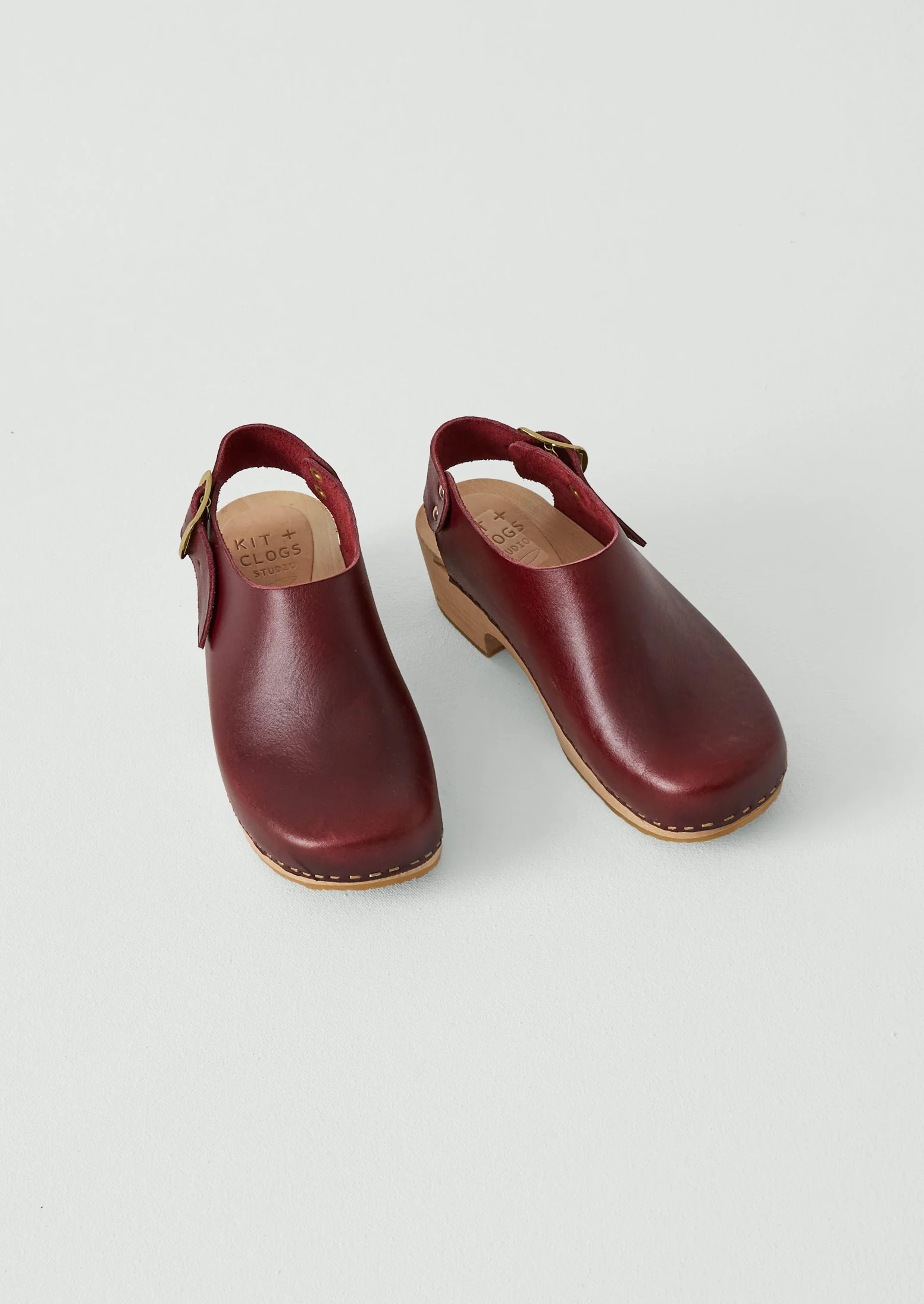 Kit and Clogs Studio Chef Clogs | Chestnut Red