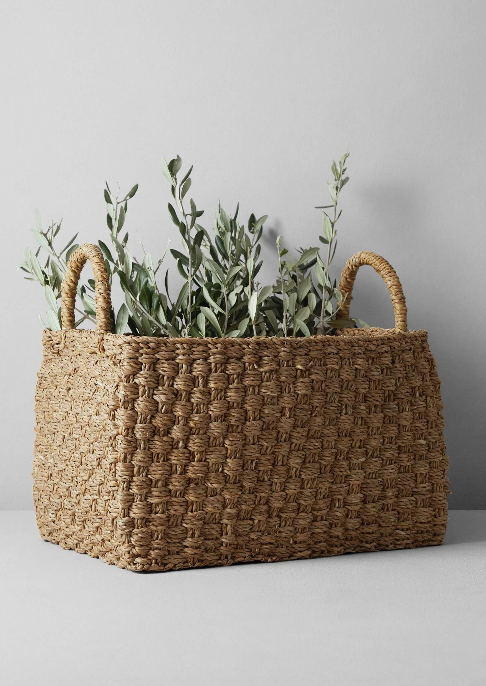 Large Chatai Weave Hogla Storage Basket | Natural - Image 2