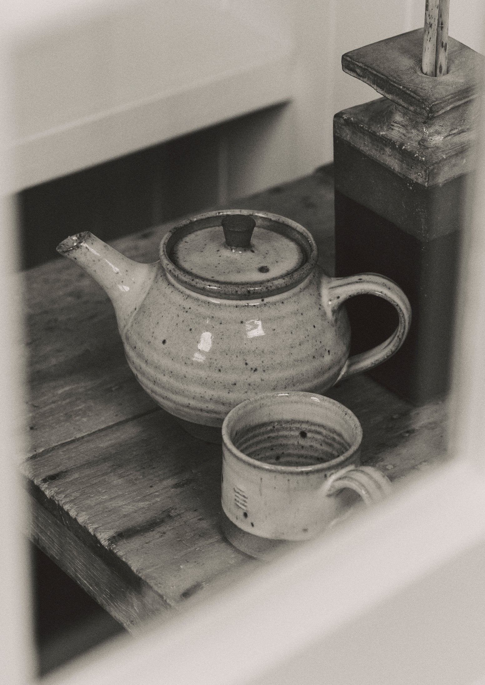 Leach Pottery Tea Pot | Blue Nuka - Image 2