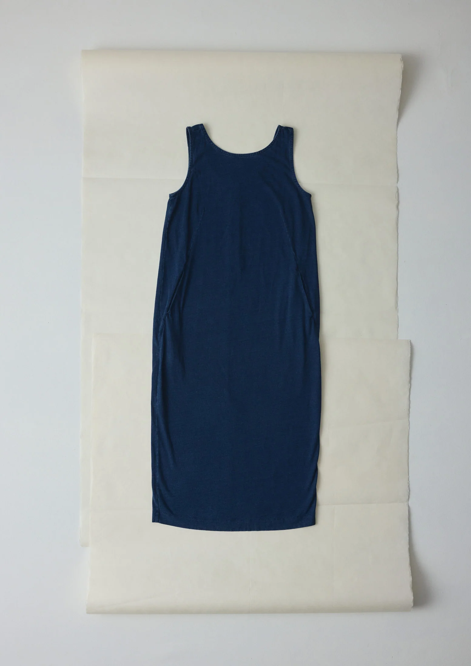 Lydia Jersey Shift Dress | Washed Indigo