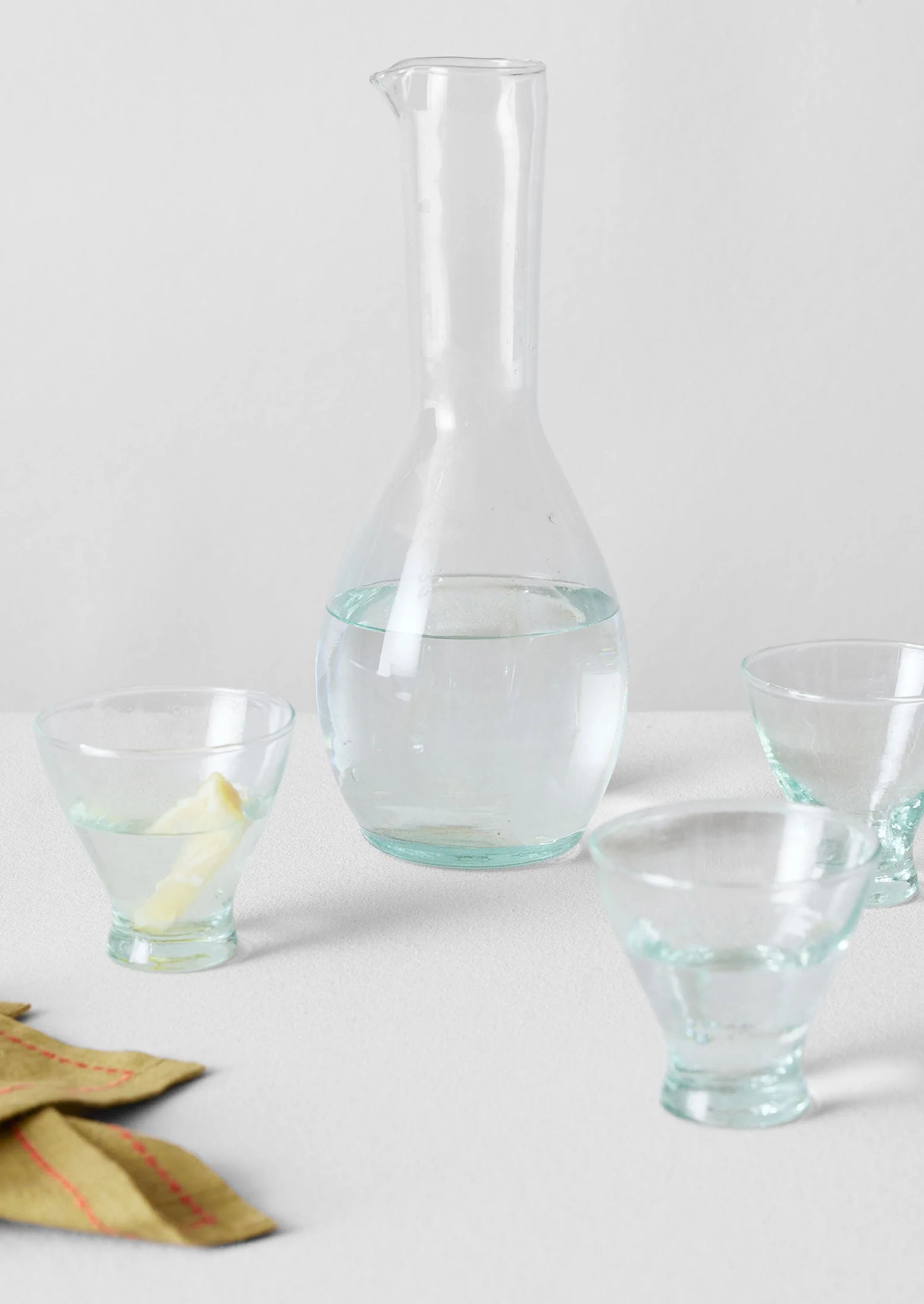 Mini Fluted Moroccan Glasses Set | Clear - Image 3