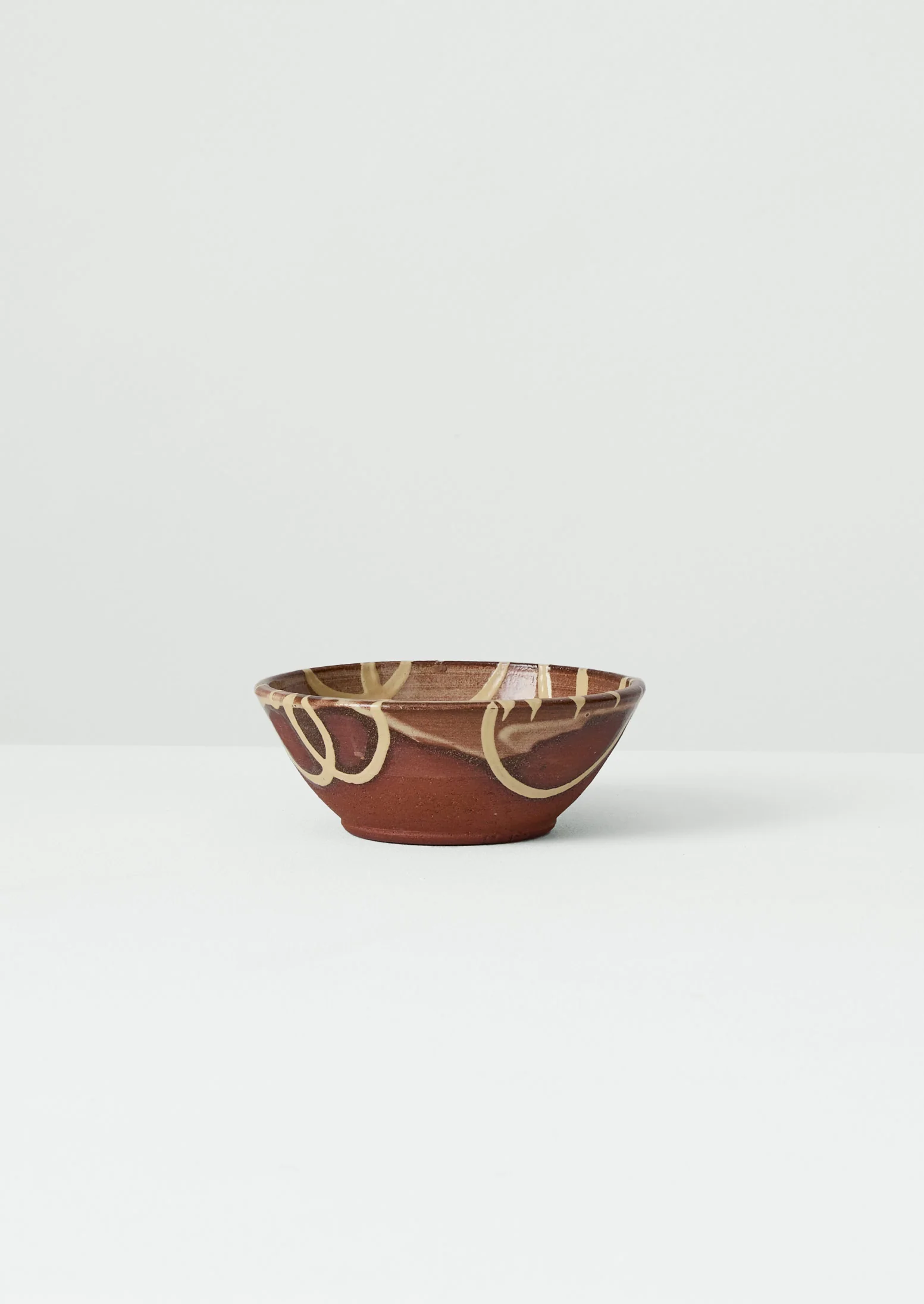 Mollie Milton Slipware Bowl | Terracotta/Cream