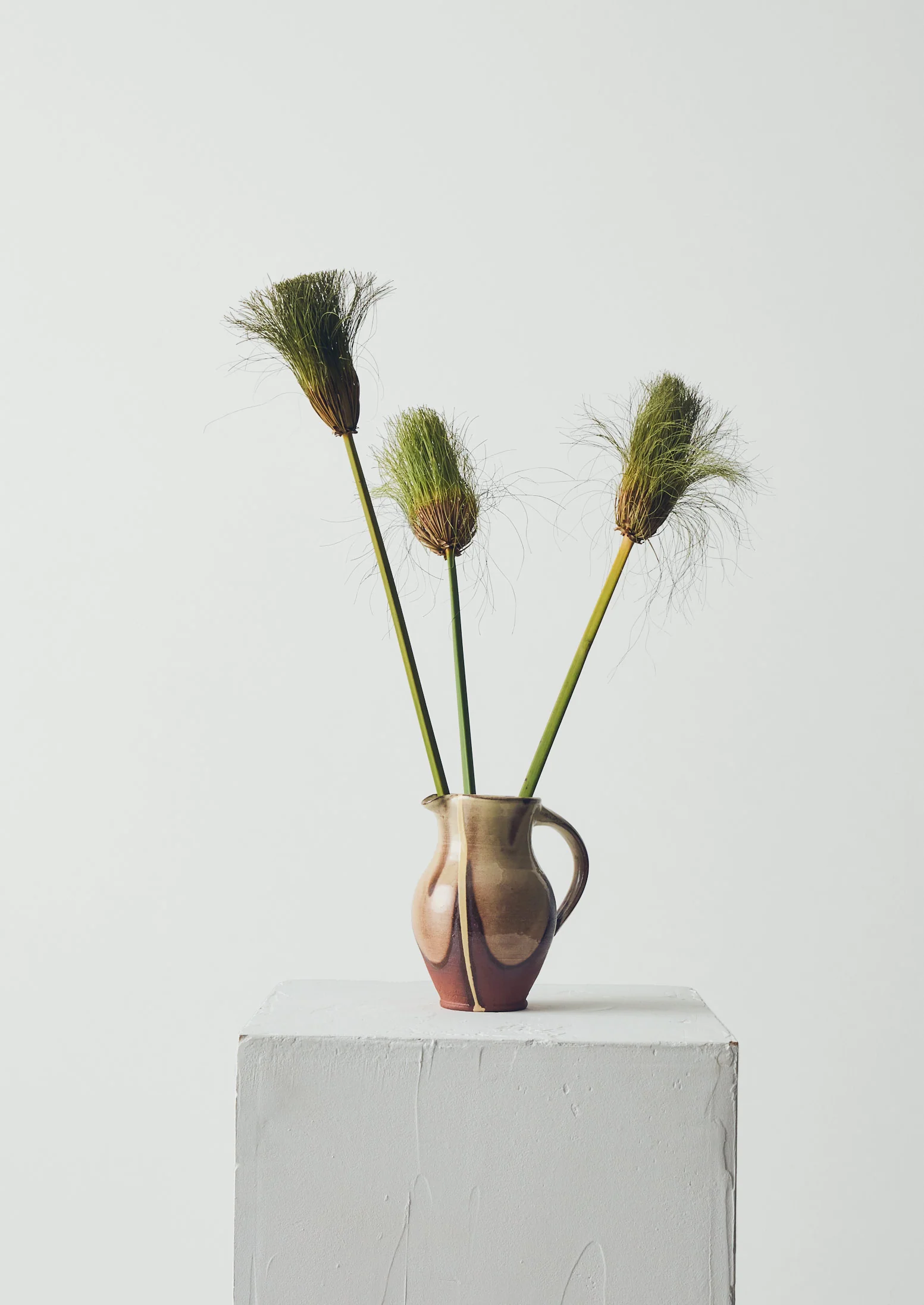 Mollie Milton Slipware Jug | Terracotta/Cream - Image 2