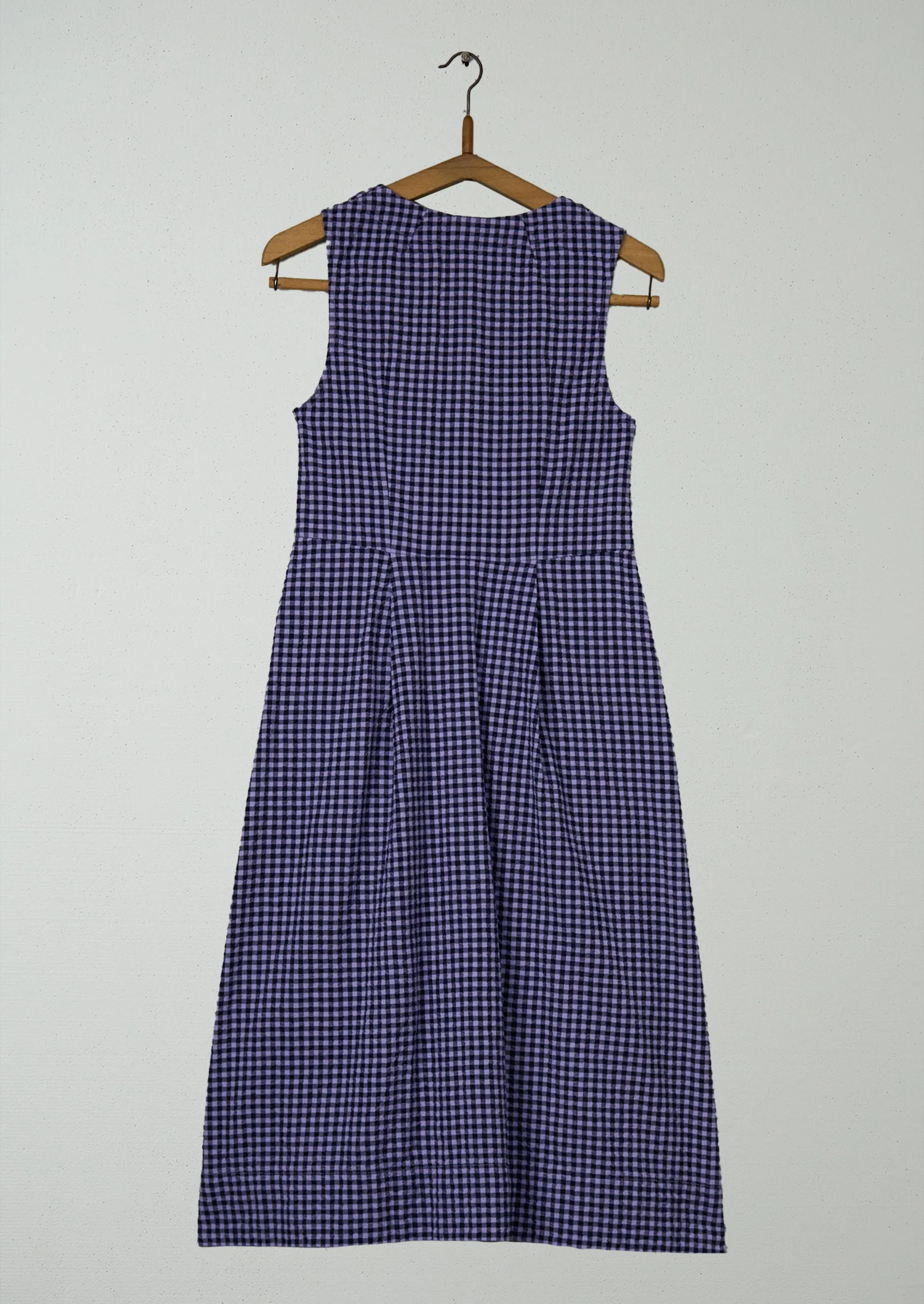 Reworn Gingham Seersucker Dress Size 6 (1677) | Multi - Image 2