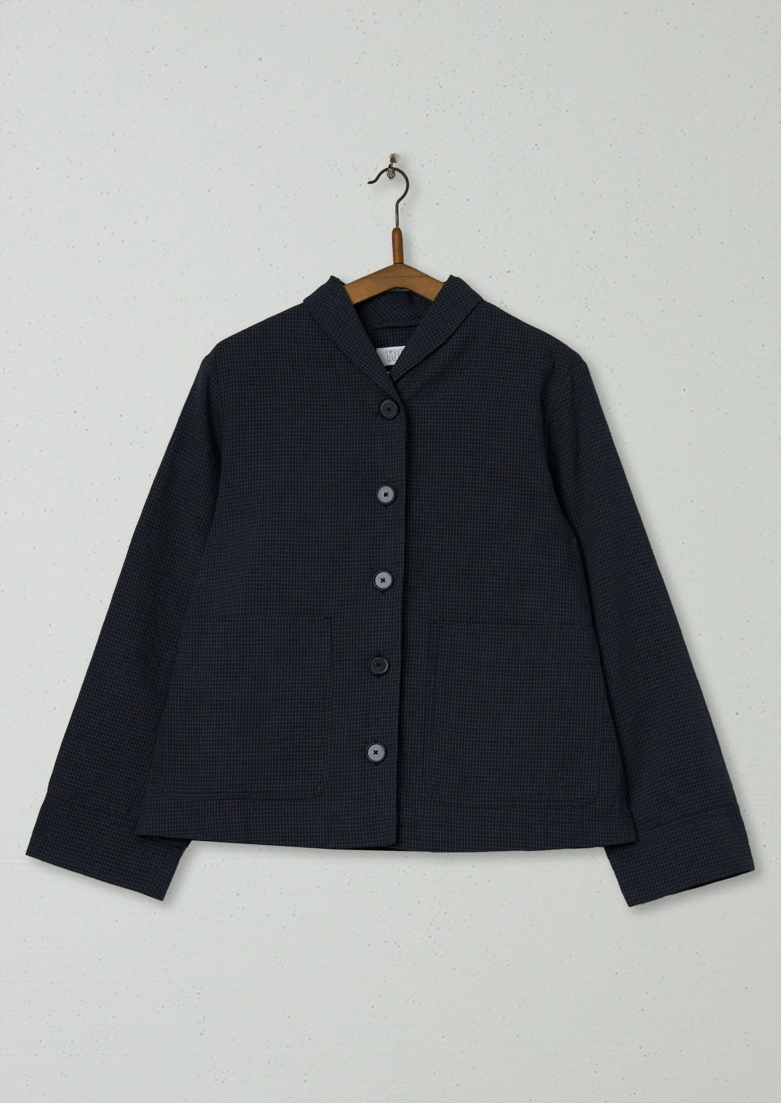 Reworn Grid Check Jacket Size 6 (236) | North Sea