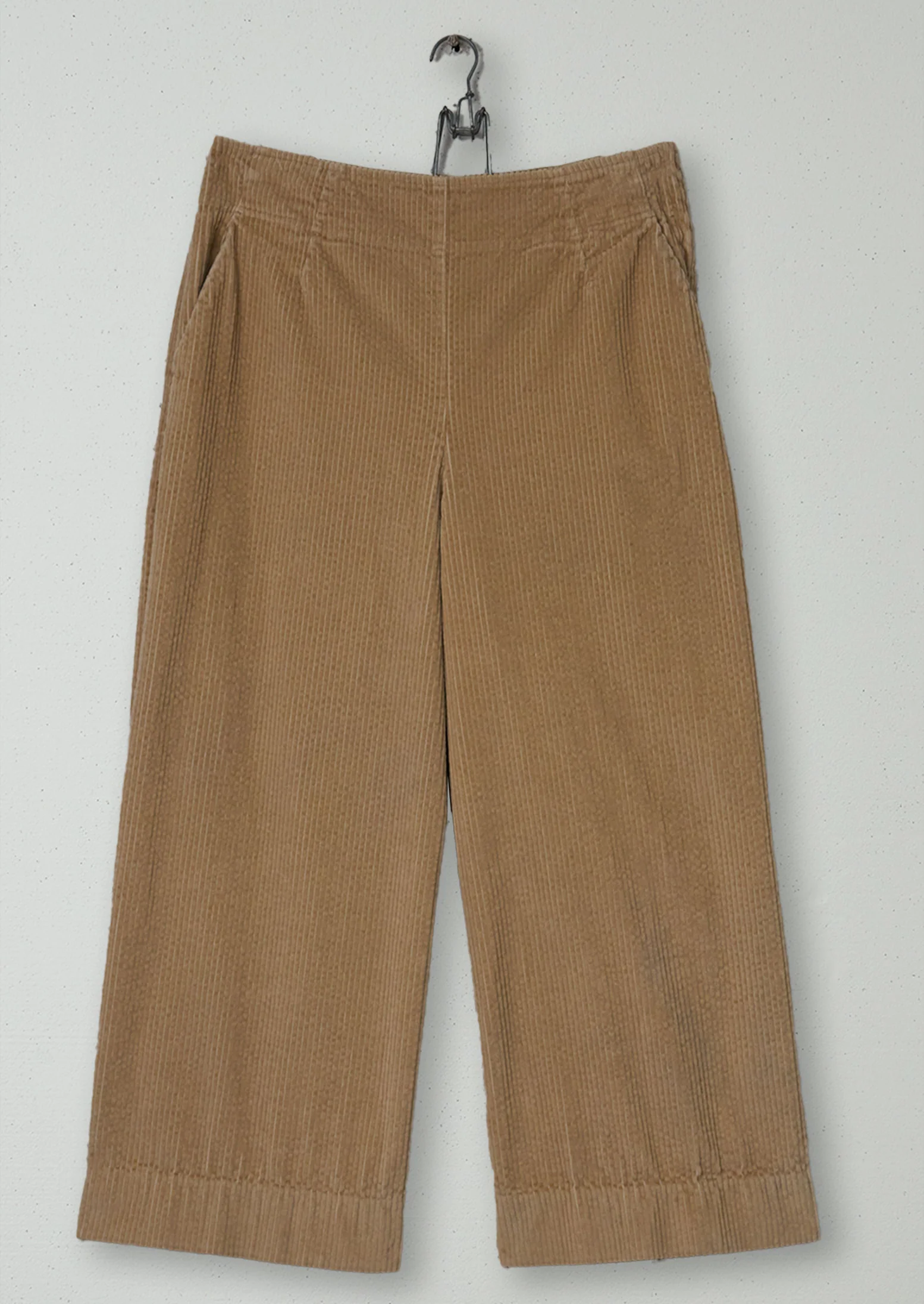 Reworn Organic Cord Culottes Size 14 (1059) | Blonde