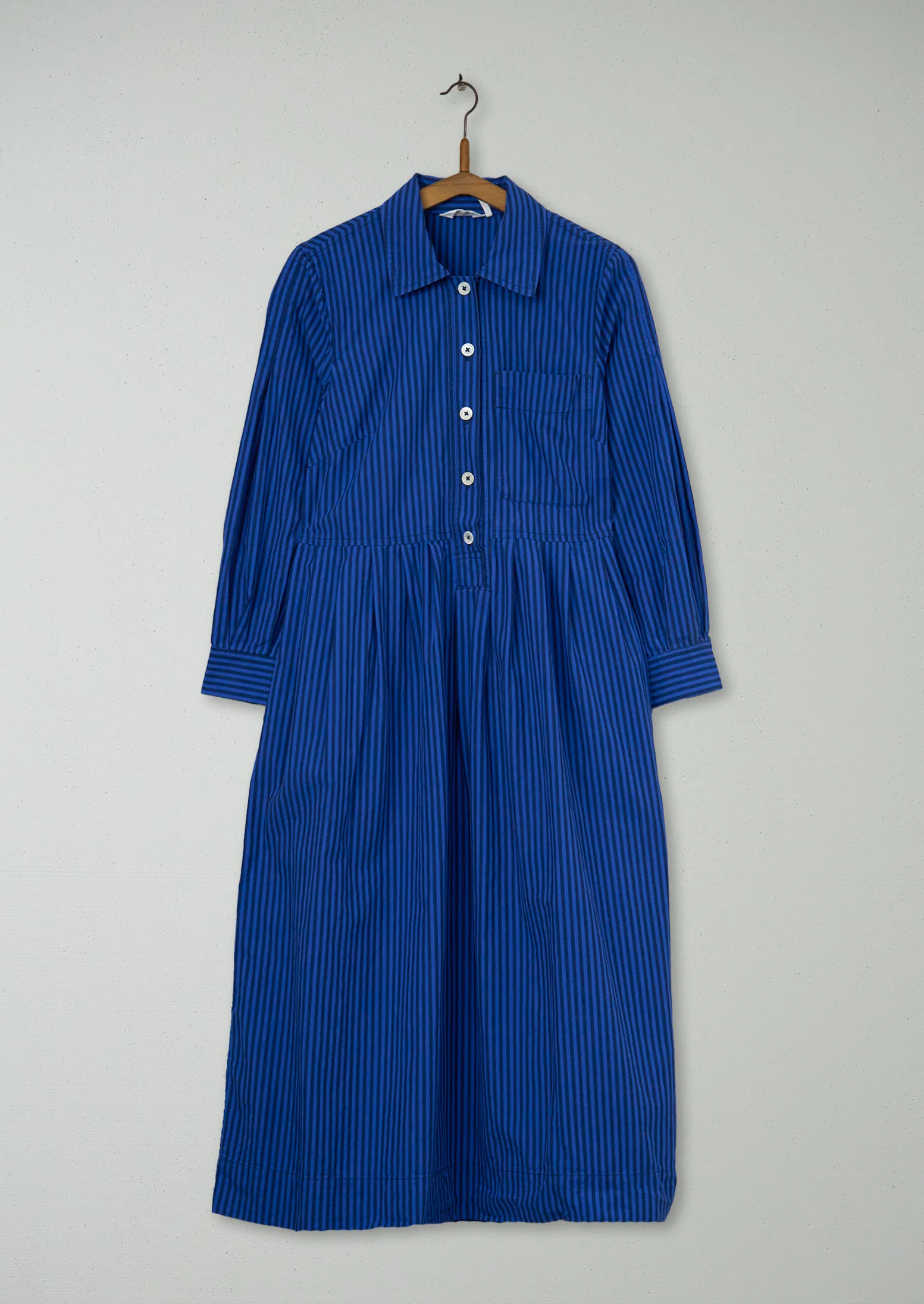 Reworn Stripe Poplin Dress Size XS (1742) | Multi