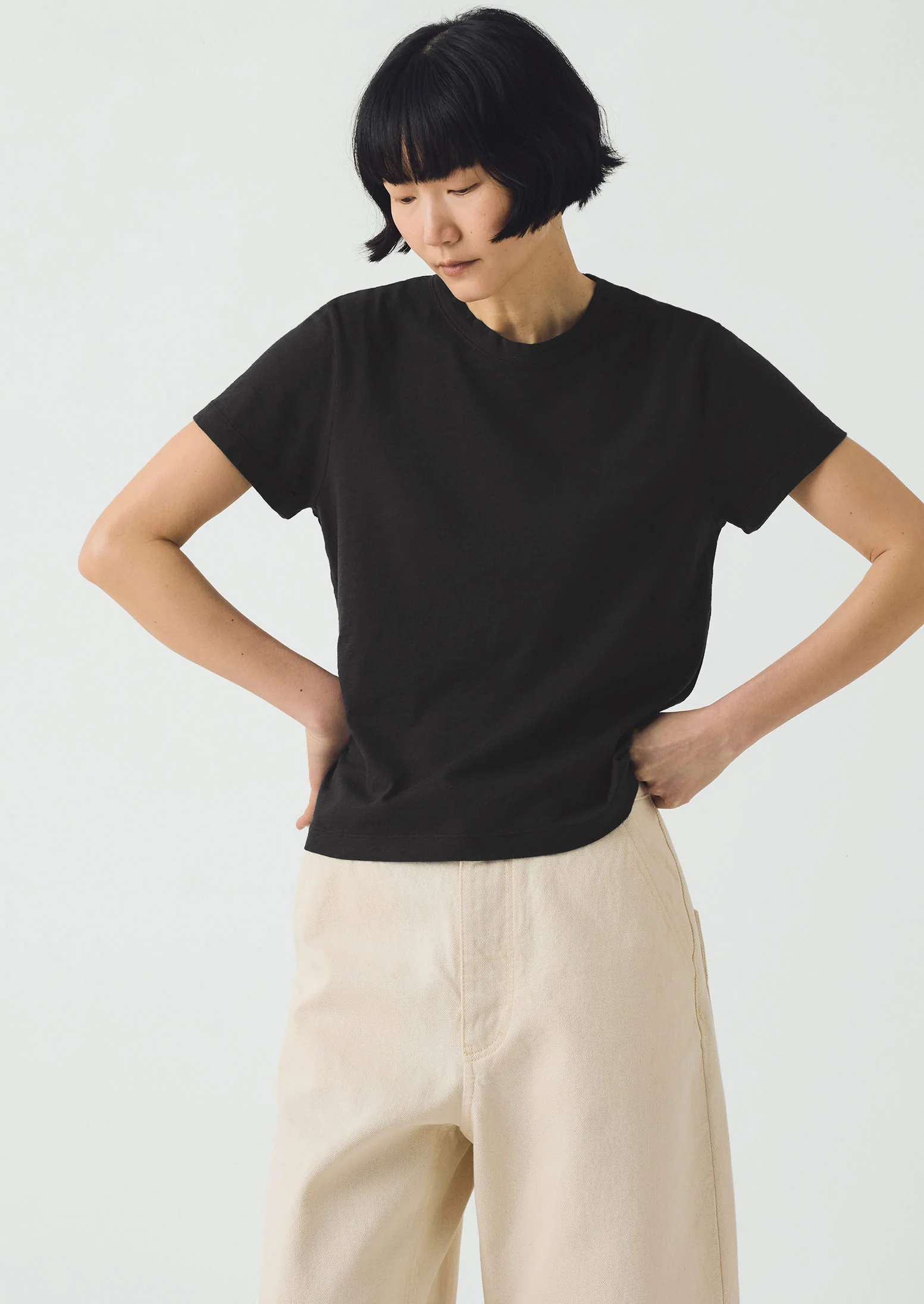 Sadie Organic Cotton Boy Tee | Carbon Black - Image 2
