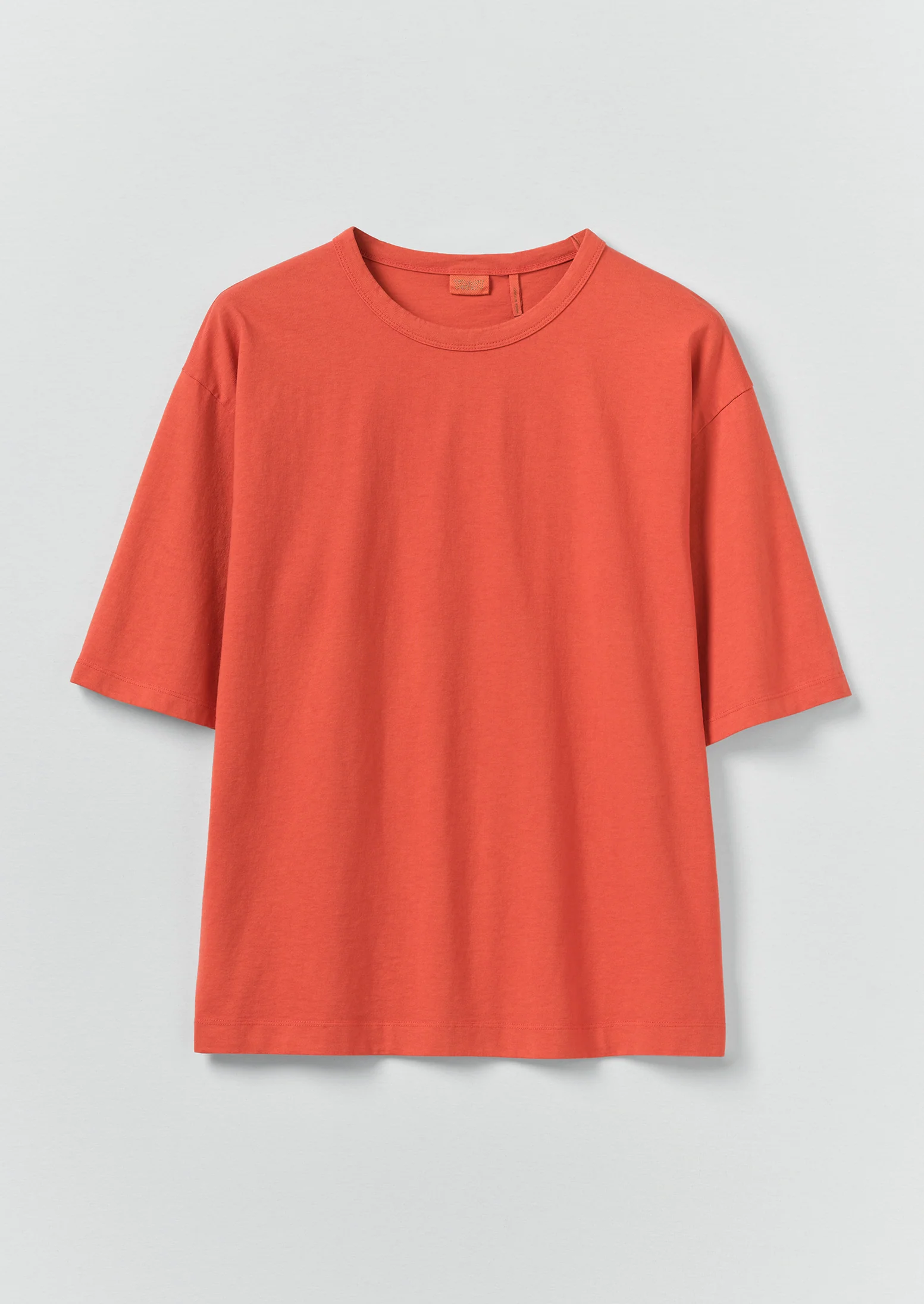 Short Sleeve Cotton Tee | Red Pitaya