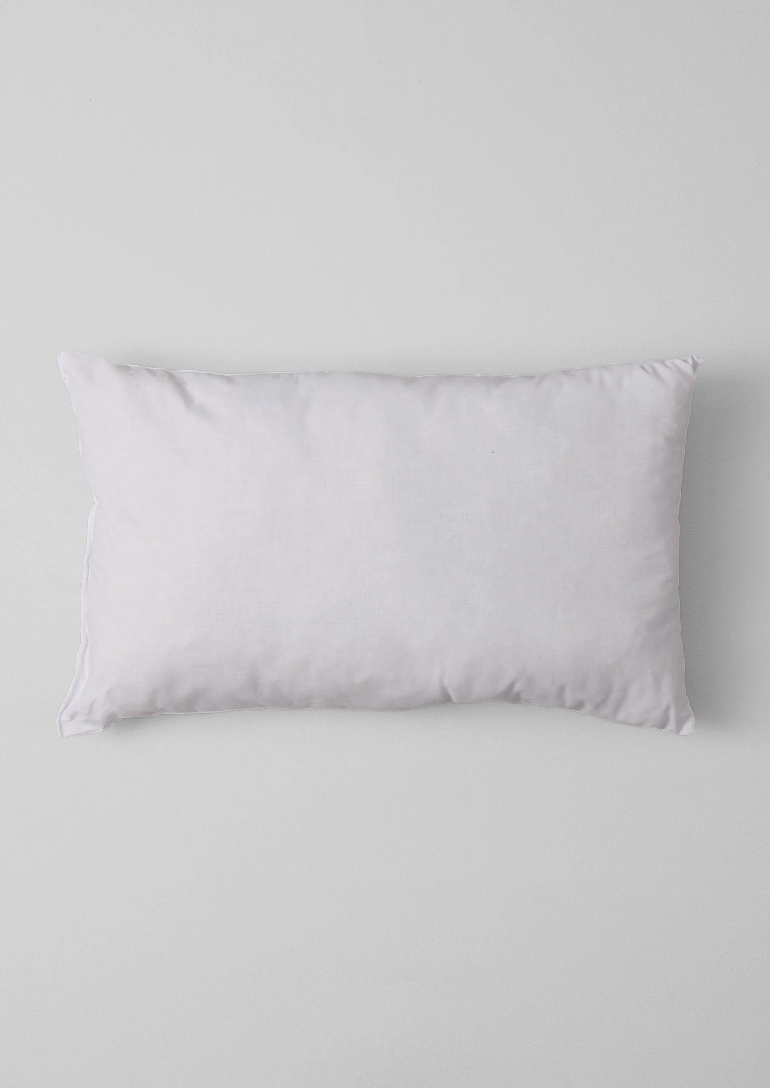 Small Rectangle Wool Cushion Pad | White